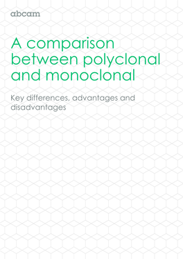 A Comparison Between Polyclonal and Monoclonal