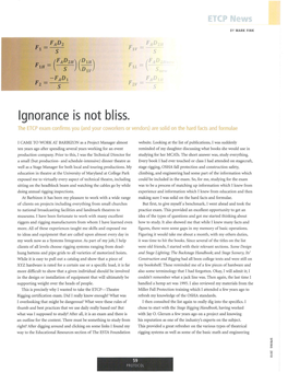 Ignorance Is Not Bliss, Spring 2010