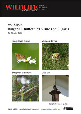 Butterflies & Birds of Bulgaria