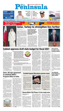 Qatar, Turkey to Strengthen Ties Further