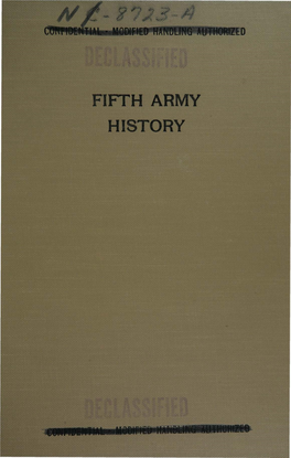US Fifth Army History