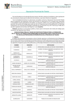 Monitores, Cuyo Tenor Literal Es El Siguiente: “Con La Finalidad De Destinar La Subvención Concedida a La Excma