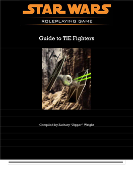 Guide to TIE Fighters