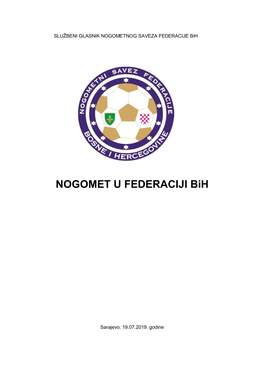 NOGOMET U FEDERACIJI Bih