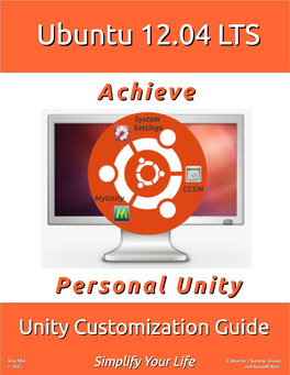 Ubuntu 12.0412.04 LTSLTS Ubuntu 12.04 LTS Unity Customization Guide