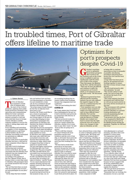 In Troubled Times, Port of Gibraltar Offers Lifeline to Maritime Trade