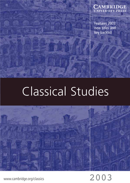 Classical Studies