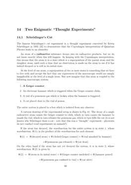 14 Two Enigmatic “Thought Experiments”