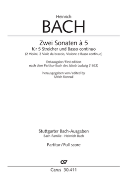 Zwei Sonaten À 5 Für 5 Streicher Und Basso Continuo (2 Violini, 2 Viole Da Braccio, Violone E Basso Continuo)