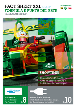 Fact Sheet XXL Formula E Punta Del Este 2014