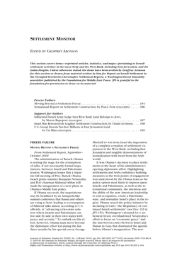 Settlement Monitor