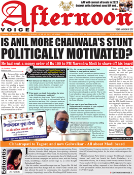 IS ANIL MORE CHAIWALA's STUNT POLITICALLY MOTIVATED? He Had Sent a Money Order of Rs 100 to PM Narendra Modi to Shave Off His Beard When Asked How He Dr