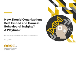 What Is Behavioural Insights?