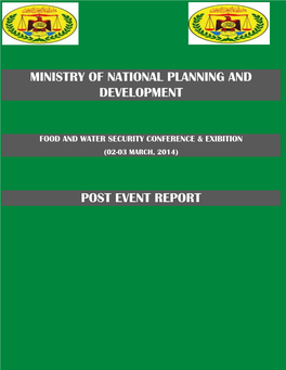 Ministry of National Planning and Development Post