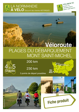 Véloroute PLAGES DU DÉBARQUEMENT MONT SAINT-MICHEL