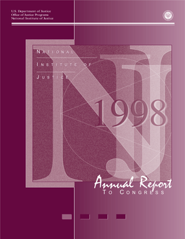 National Institute of Justice 1998 Annual Report to Congress