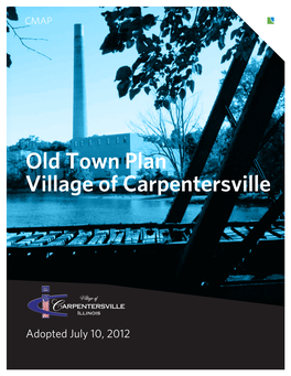 Old Town Plan Village of Carpentersville