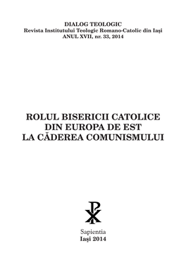 Rolul Bisericii Catolice Din Europa De Est La Căderea Comunismului