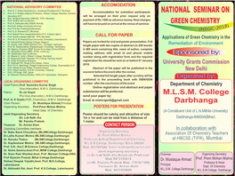 NATIONAL SEMINAR on E Prof