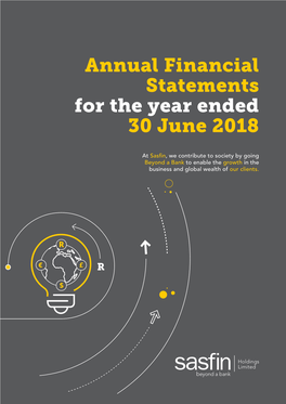 Sasfin Holdings Ltd Annual Financial Statements for the Year Ended 30 June 2018