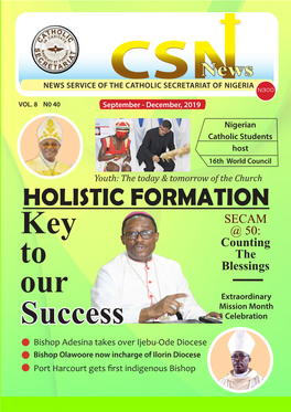 KEY to OUR SUCCESS STORY Christian Denominations in the Area