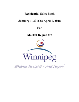 Residential Sales Book for Market Region