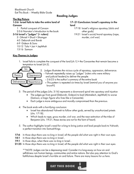 Reading Judges