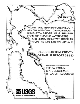 Hydrographic Characteristics of South Bay 14 Acknowledgments 15 Methods 18 Results 21 Salinity 27 Temperature 30 Summary 31 References Cited