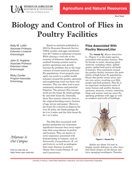 Biology and Control of Flies in Poultry Facilities