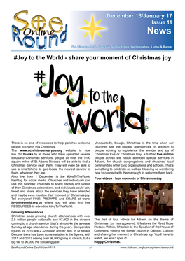 Joy to the World - Share Your Moment of Christmas Joy