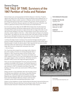 Survivors of the 1947 Partition of India and Pakistan