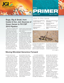 PRIMER Summer 2009 Volume 6 Issue 1