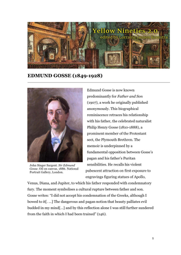 Edmund Gosse (1849-1928)