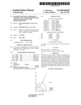 (12) United States Patent (10) Patent No.: US 8,003,688 B2 Frimman Berg (45) Date of Patent: Aug