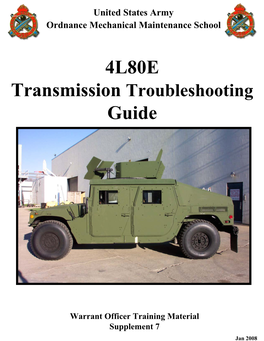 4L80E Transmission Troubleshooting Guide