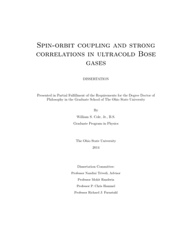 Spin-Orbit Coupling and Strong Correlations in Ultracold Bose Gases