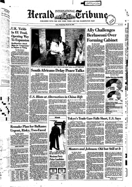 International Herald Tribune , 1994, France, English