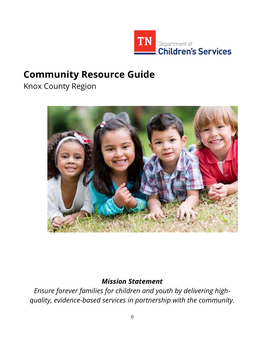 Community Resource Guide Knox County Region