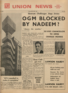 Ogm Blocked by Nadeem?