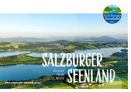 Dicover Relax Enjoy Seenland Salzburger Seenland Leisuretime Paradise Close to the Mozart and Music Festival City of Salzburg