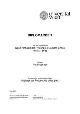 Diplomarbeit