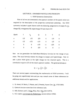 29- FERMILAB-Conf-78/37-THY LECTURE II. CHARMED