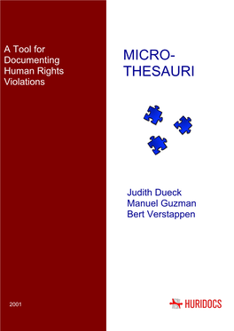 Micro- Thesauri