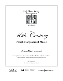 Polish Harpsichord Music