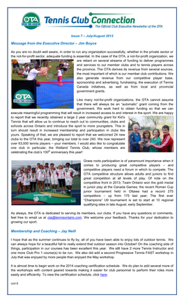 Tennis Club Connection Issue 07 July August 2013.Pdf