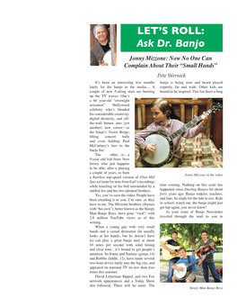 LET's ROLL: Ask Dr. Banjo