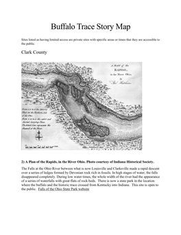 Buffalo Trace Story Map