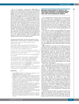 Molecular Characterization of Identical, Novel MLL-EPS15