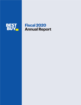 Fiscal 2020 Annual Report