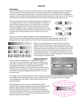 Electric Force and Field